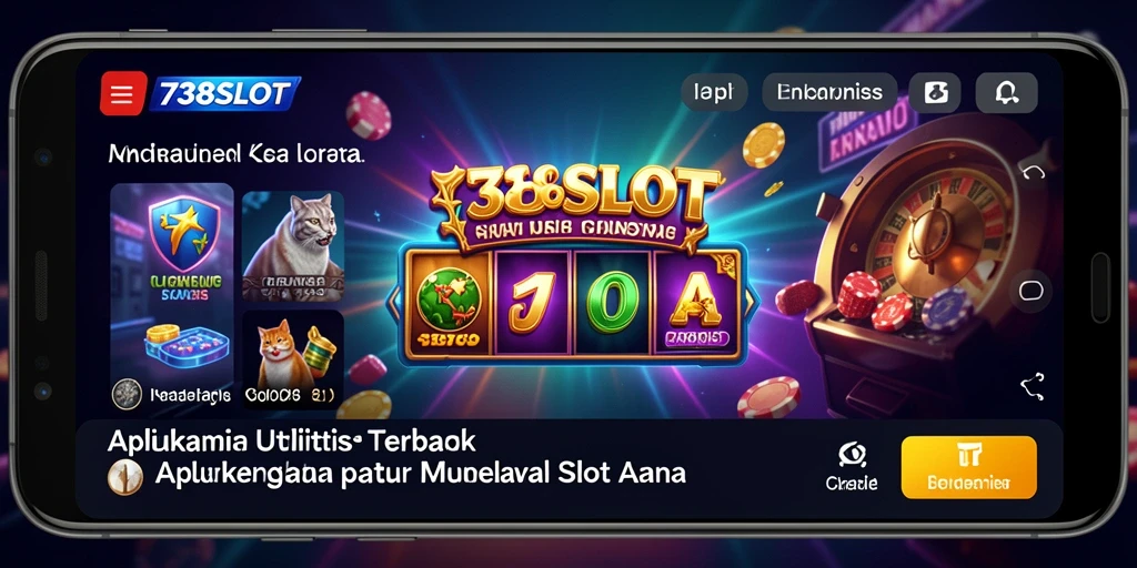 Tampilan antarmuka 738SLOT yang user-friendly dan informatif.