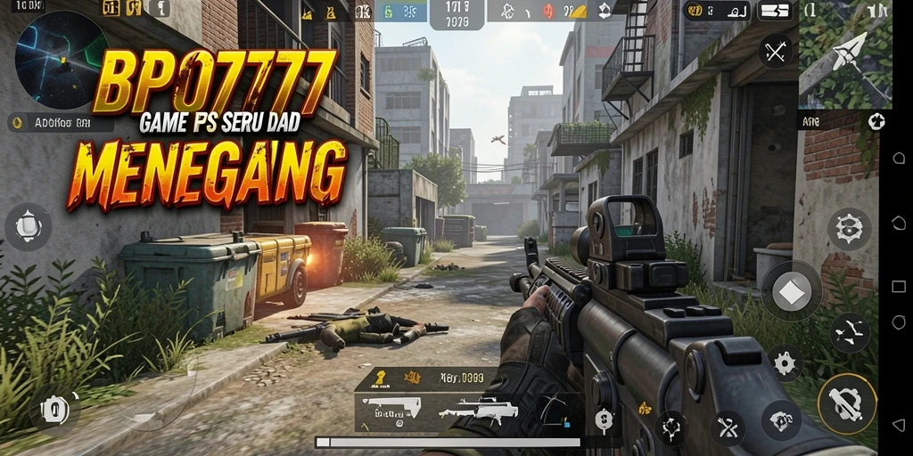 Tampilan gameplay seru di BPO777 dengan aksi FPS yang mendebarkan.