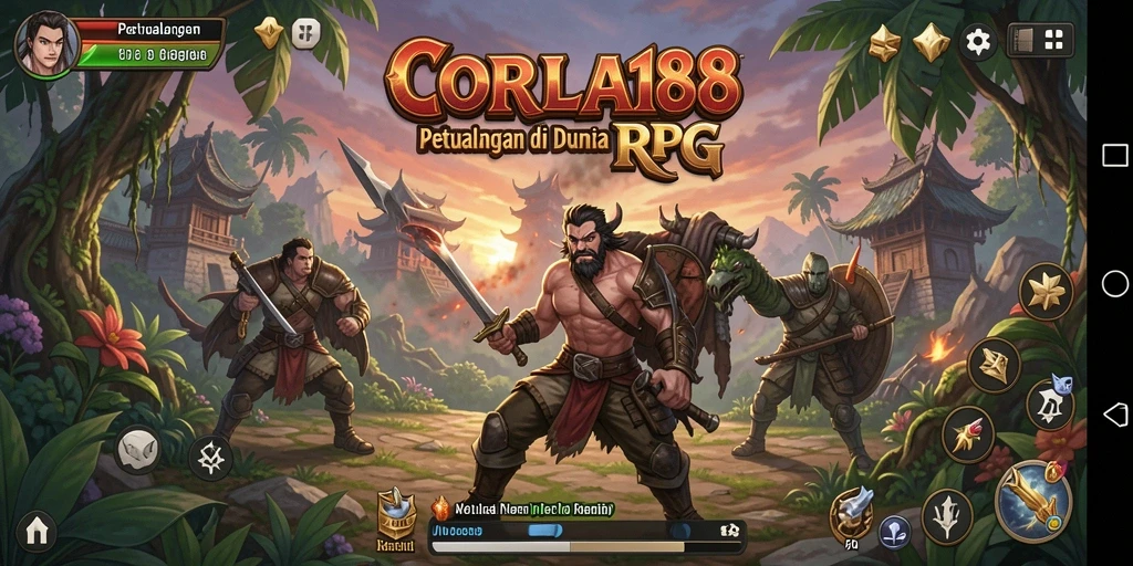 Menampilkan gameplay CORLA188 yang mendebarkan dan penuh aksi RPG.