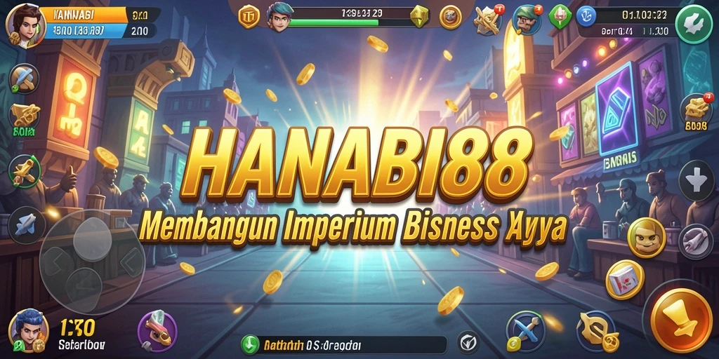 Tampilan gameplay HANABI88 memperlihatkan strategi membangun bisnis.