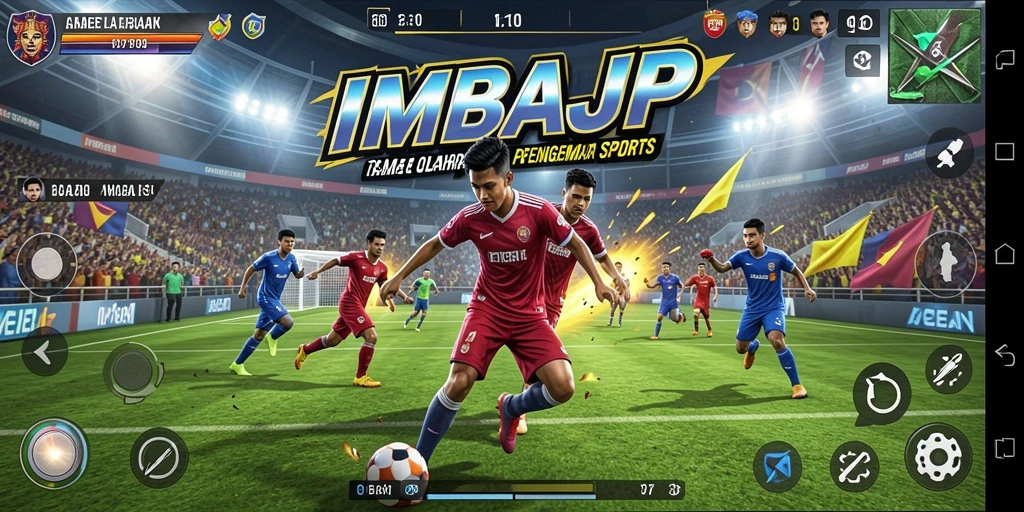 Tampilan gameplay IMBAJP yang menegangkan dan seru.