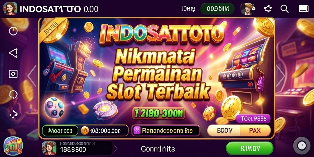 Tampilan seru gameplay slot di INDOSATTOTO.
