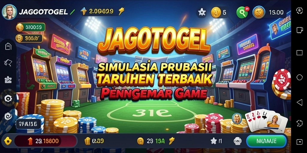 Tangkapan layar gameplay JAGOTOGEL yang menampilkan pengalaman taruhan Simulation.