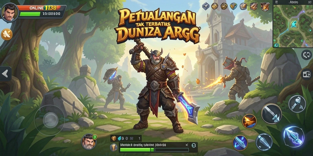Gameplay menarik ONLINE138 dalam dunia ARPG yang luas.