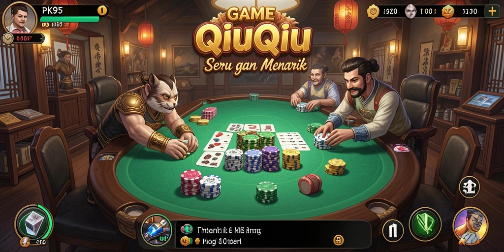 Screenshot gameplay QiuQiu yang menarik di PK95.