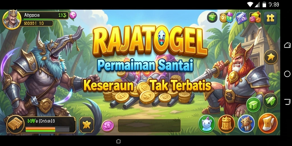 Tangkapan layar gameplay RAJATOGEL yang menarik dan penuh keseruan.