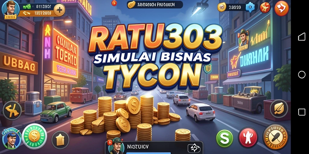 Tangkapan layar utama menunjukkan gameplay seru dari RATU303.