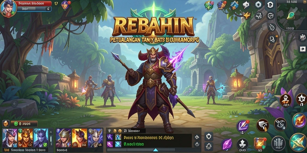 Tampilan gameplay seru dan interaksi karakter di REBAHIN.