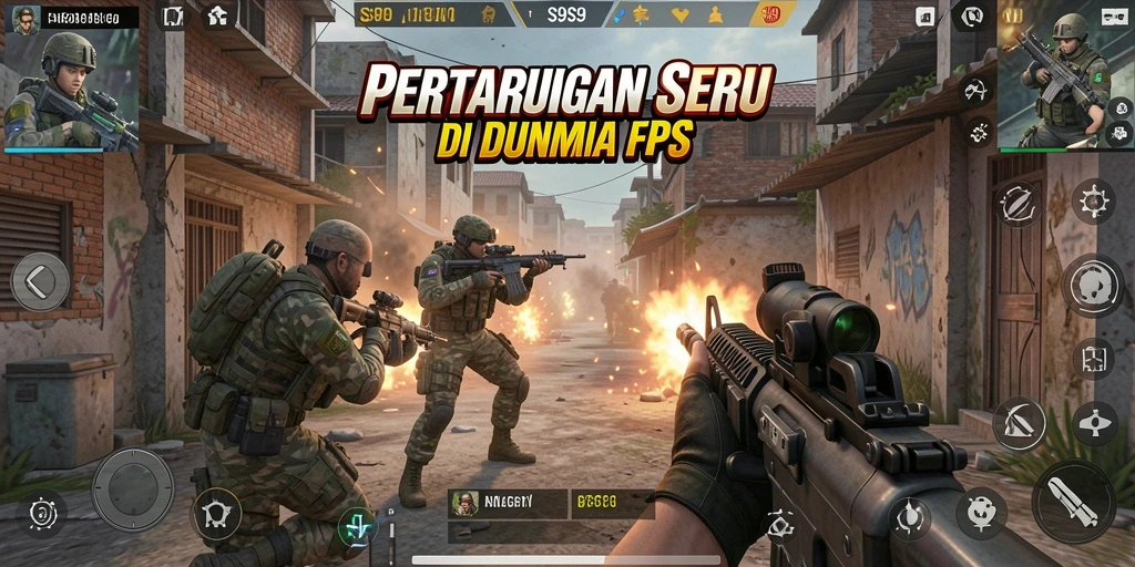 Menampilkan aksi menembak seru di dunia S9S9.