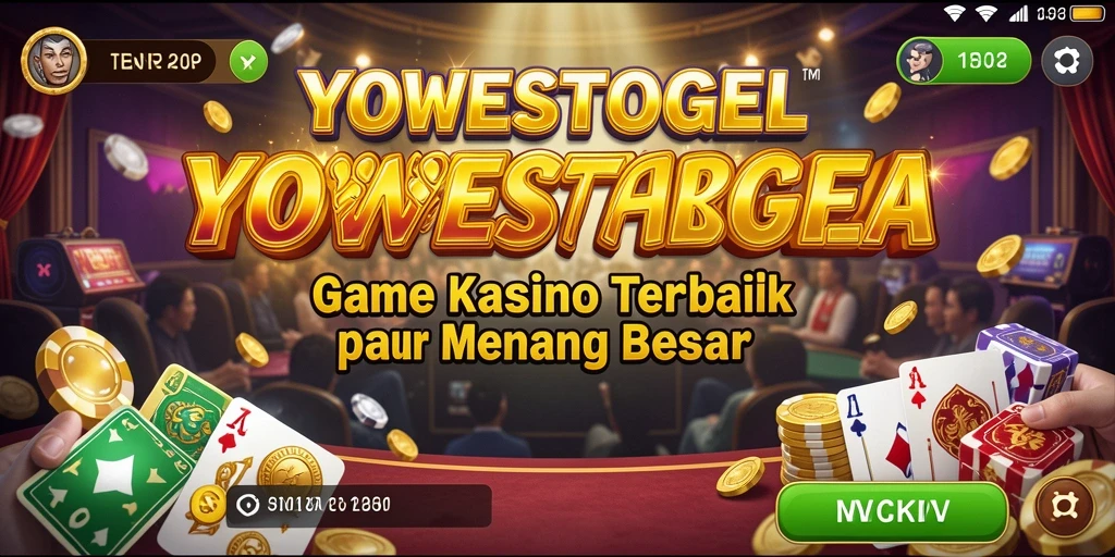 Screenshot gameplay YOWESTOGEL yang menampilkan aksi kasino yang mendebarkan.